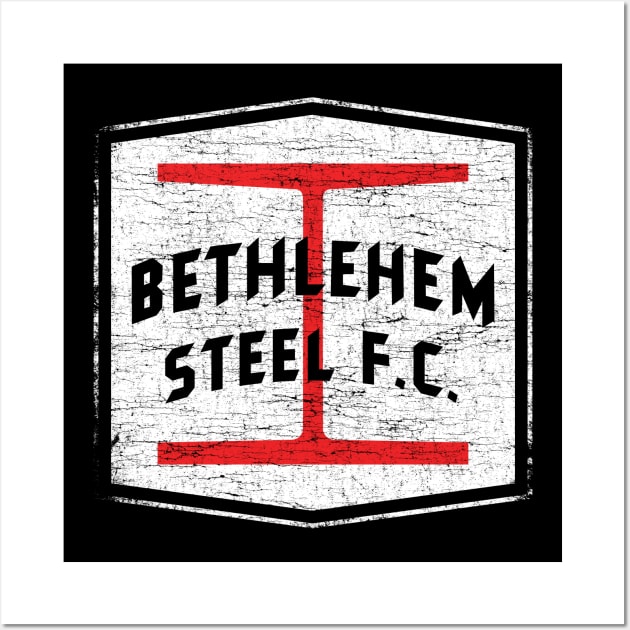 Bethlehem Steel Vintage Tshirt Wall Art by zurcnami